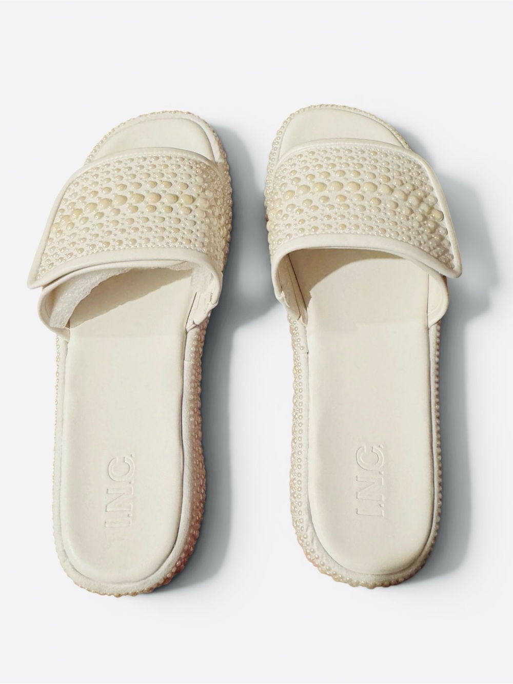 INC International Concepts Rayley Pearl Sandals - Picture 8 of 13